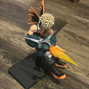 My hero academia Bakugo Anime Action Figure with stand